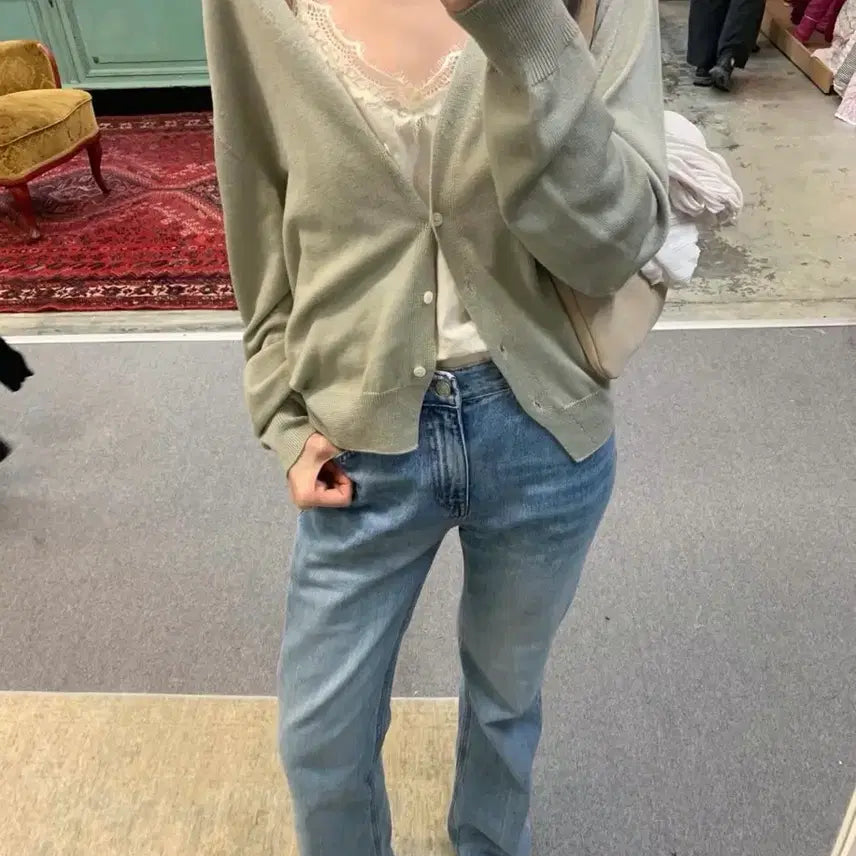 [BUNJANG] The Lille Semi Bootcut Denim (M) / The lille 더릴 세미 부츠컷 데님