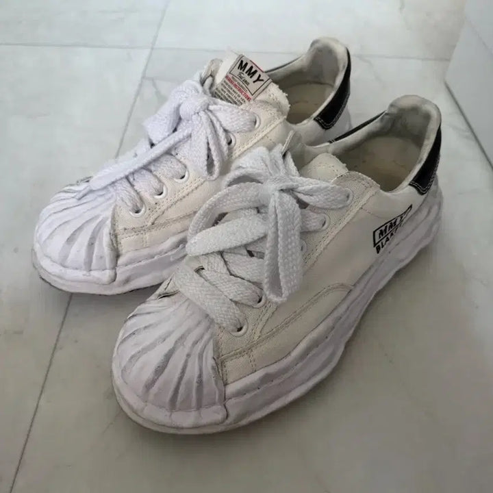 [BUNJANG] Maison MIHARA YASUHIRO Blakey Sneakers White / 메종 미하라 야스히로 블레이키 화이트