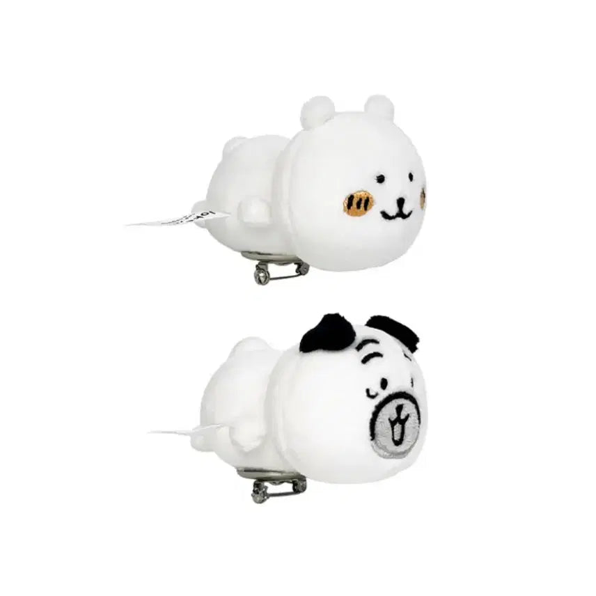 [BUNJANG] Nongdamgom Damgomi Brooch Badge Set (4 Pieces) / 농담곰 담곰이 브로치 뱃지 4개 세트