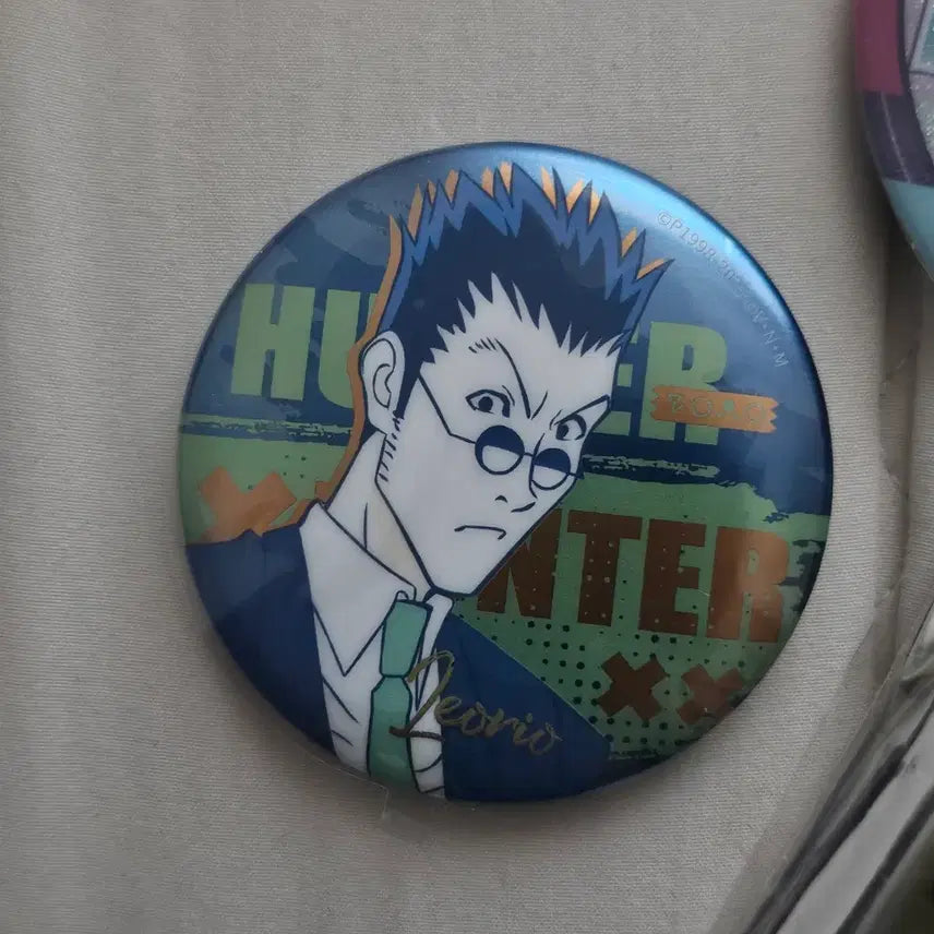 [BUNJANG] Hunter x Hunter Leorio Can Badge / 헌터x헌터 레오리오 캔뱃지