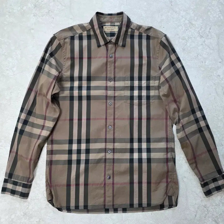 [BUNJANG] Burberry Nelson Check Shirt / 버버리 정품 넬슨 체크 셔츠