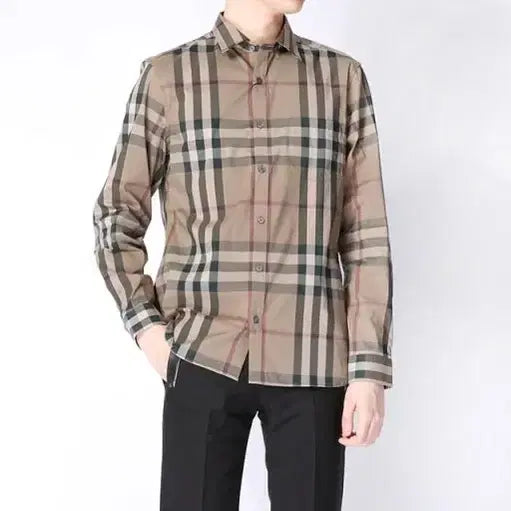 [BUNJANG] Burberry Nelson Check Shirt / 버버리 정품 넬슨 체크 셔츠