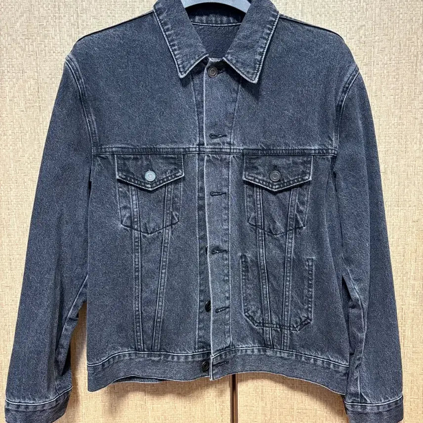 [BUNJANG] Branded 2001 Black Denim Jacket / [L] 브랜디드 2001 흑청 데님 자켓