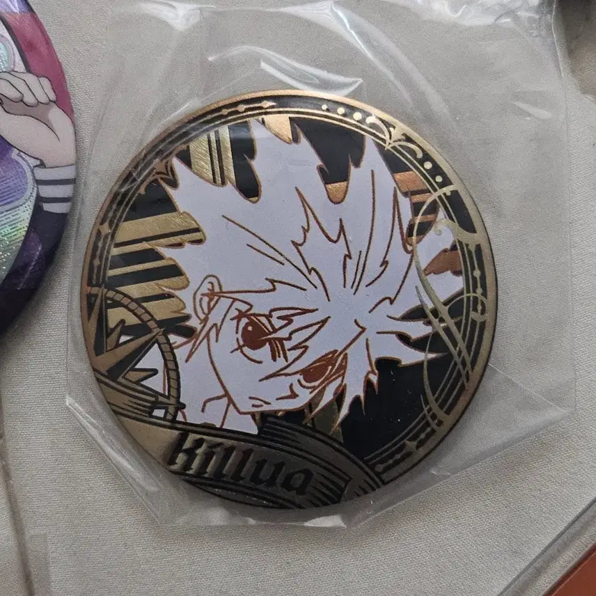 [BUNJANG] Hunter x Hunter Killua Gilt Can Badge / 헌터x헌터 키르아 금박 캔뱃지