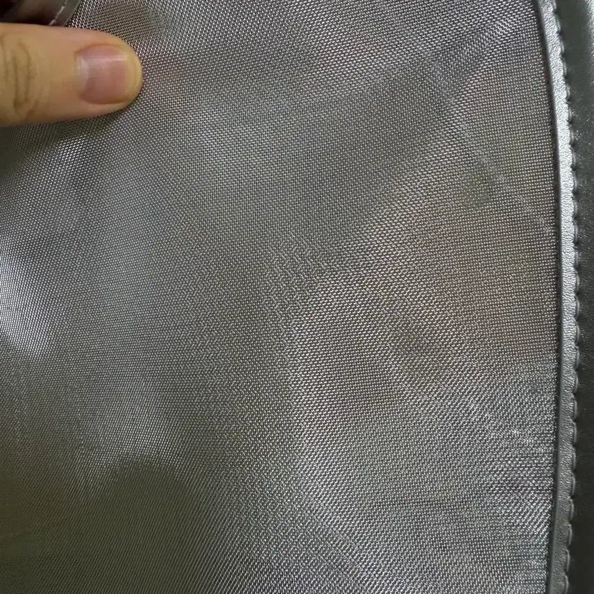 [BUNJANG] Acoc Mesh Shoulder Bag Silver / 아코크 네스트 메쉬 숄더백 실버