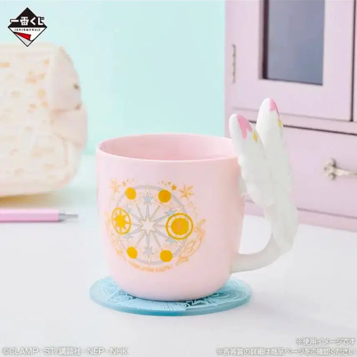 [BUNJANG] Cardcaptor Sakura Ichiban Kuji C Prize Mug &amp; H Prize Coaster Set / 카드캡터 체리/사쿠라 이치방쿠지/제일복권 C상 머그컵 H상 세트