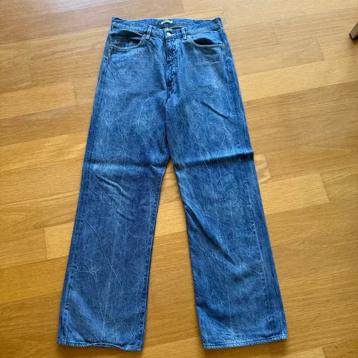 [BUNJANG] Auralee 22ss Lightning Selvage Denim Pants Size 4 / 오라리 22s 라이트닝 셀비지 데님 4사이즈
