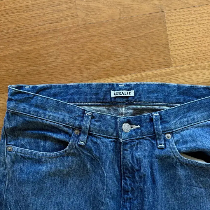 [BUNJANG] Auralee 22ss Lightning Selvage Denim Pants Size 4 / 오라리 22s 라이트닝 셀비지 데님 4사이즈