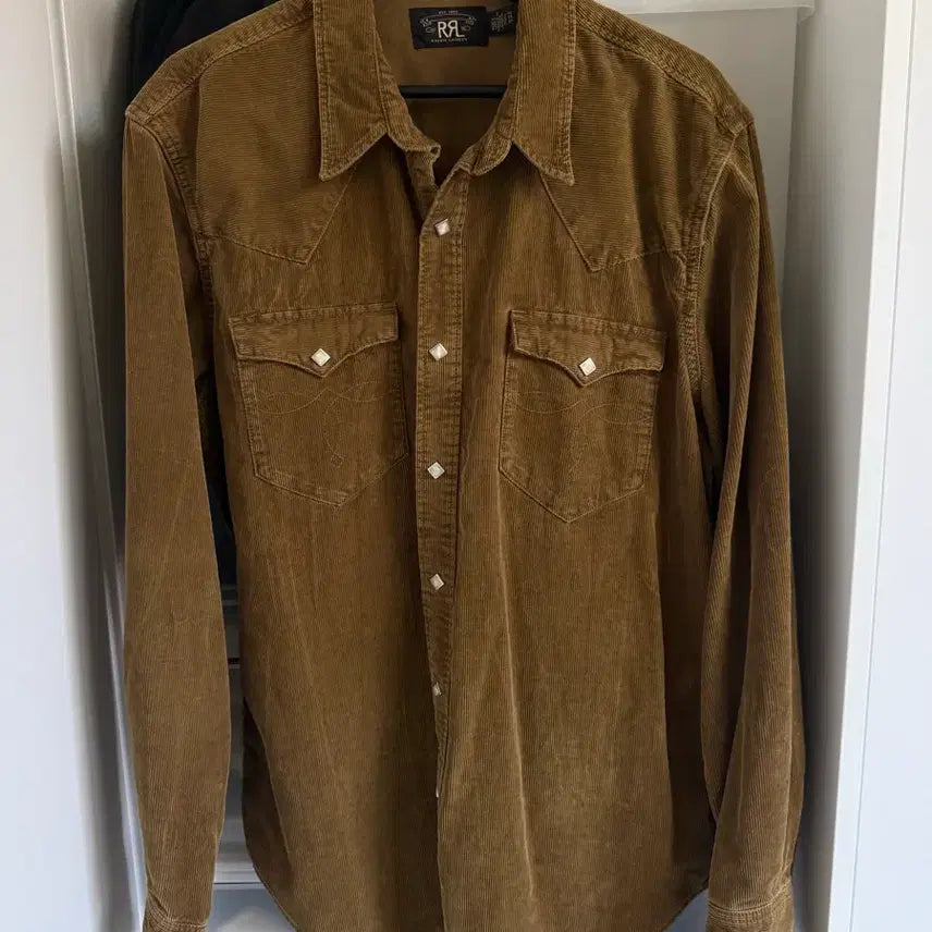 [BUNJANG] RRL Corduroy Western Shirt XL / RRL 코듀로이 웨스턴 셔츠 XL사이즈