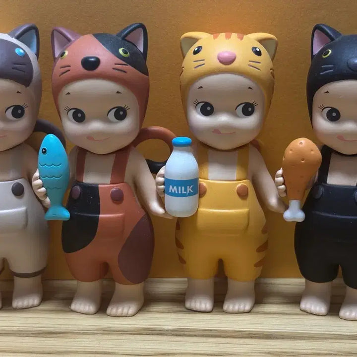 [BUNJANG] Sonny Angel Cat Life Set / 소니엔젤 캣라이프 4종 일괄
