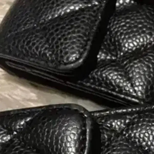 [BUNJANG] Black Bifold Wallet and Card Holder / 블랙금장지갑2개(반지갑+카드지갑)