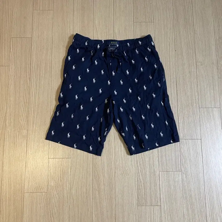 [BUNJANG] Polo Ralph Lauren Pony Pattern Pajama Shorts Navy / 폴로 랄프로렌 포니 패턴 파자마 잠옷 반바지