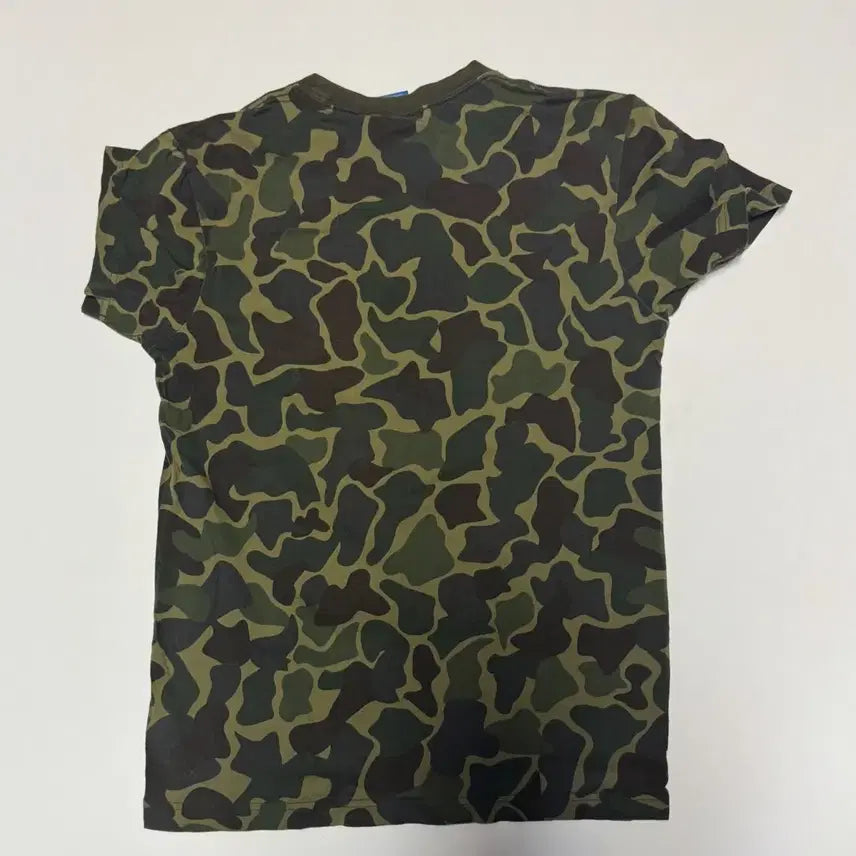 [BUNJANG] Adidas Big Logo Camo Short Sleeve T-Shirt M / 희귀!! 아디다스 빅 로고 카모 반팔 티셔츠 M