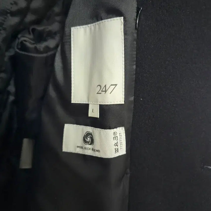[BUNJANG] 24/7 Black Single Coat L Size / [L사이즈] 24/7 블랙 싱글코트 판매합니다.