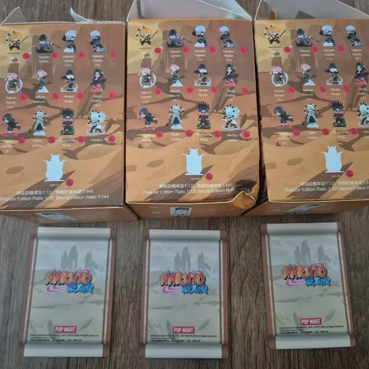 [BUNJANG] Pop Mart Naruto Kakashi, Itachi, Hinata Figure 3-Figure Set / 나루토 팝마트 카카시 이타치 히나타 피규어 3종세트