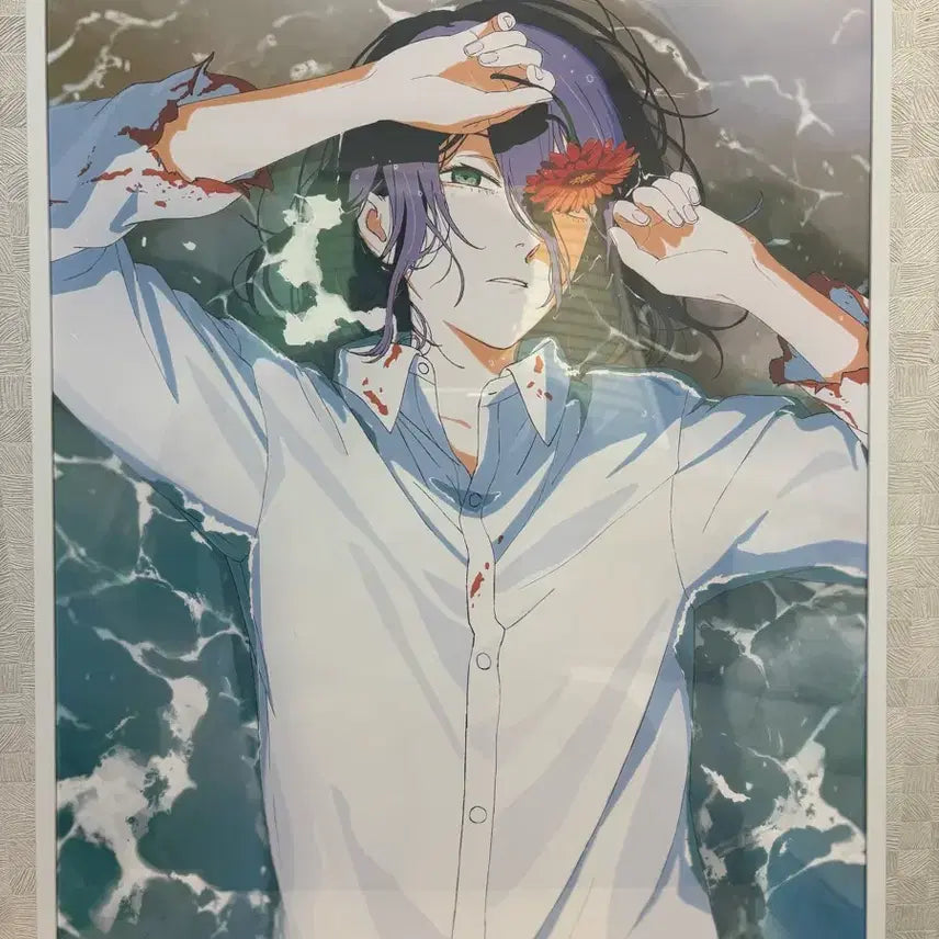 [BUNJANG] Chainsaw Man Leg 2 Lottery Prize A Poster with Frame / 체인소맨 레제편 쿠지 A상 포스터+액자