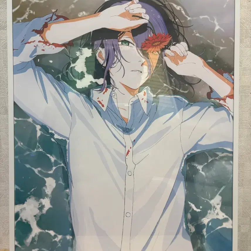 [BUNJANG] Chainsaw Man Leg 2 Lottery Prize A Poster with Frame / 체인소맨 레제편 쿠지 A상 포스터+액자