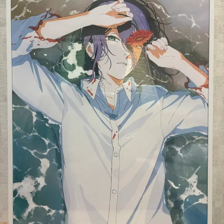 [BUNJANG] Chainsaw Man Leg 2 Lottery Prize A Poster with Frame / 체인소맨 레제편 쿠지 A상 포스터+액자