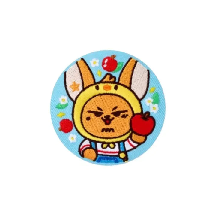 [BUNJANG] TXT Yeonjun Embroidery Can Badge / (연준) 뿔바투 황춘 캔뱃지 Embroidery Can Badge