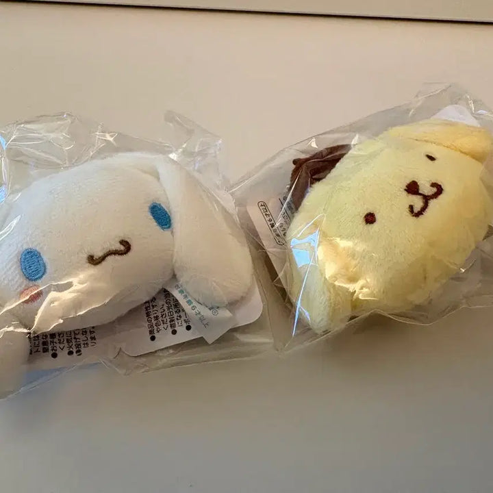 [BUNJANG] Sanrio Cinnamoroll &amp; Pompompurin Face Keyring Bundle Set / 산리오 시나모롤 폼폼푸린 얼굴 키링 일괄판매