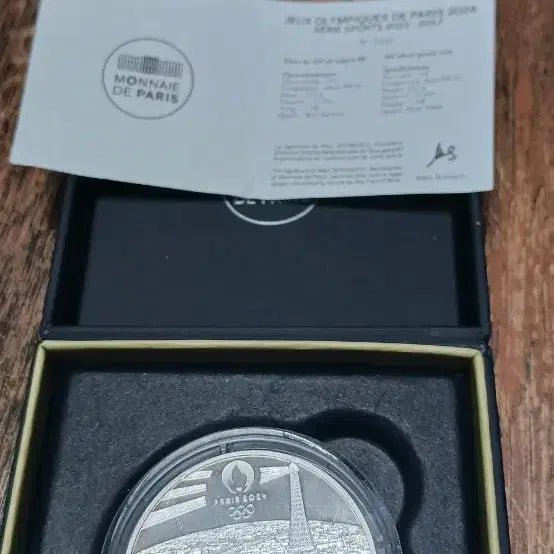[BUNJANG] Monnaie de Paris 2024 Paris Olympics 10 Euro Silver Coin / 모네드파리 2024 파리 올림픽 10유로 은화