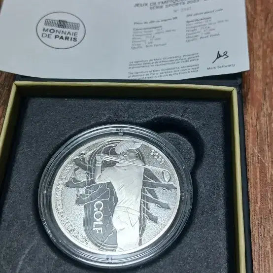 [BUNJANG] Monnaie de Paris 2024 Paris Olympics 10 Euro Silver Coin / 모네드파리 2024 파리 올림픽 10유로 은화