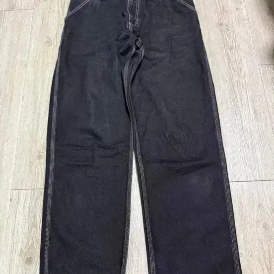 [BUNJANG] Carhartt Simple Pants Black / 칼하트 심플팬츠