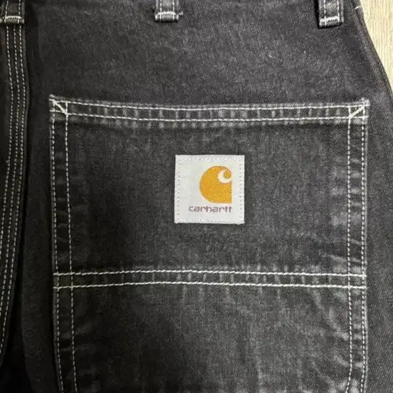 [BUNJANG] Carhartt Simple Pants Black / 칼하트 심플팬츠