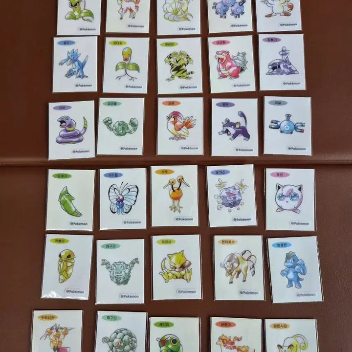 [BUNJANG] Pokemon 30th Anniversary Art Sticker Collection / 포켓몬 30주년 아트워크 띠부씰
