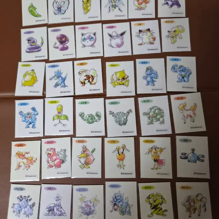 [BUNJANG] Pokemon 30th Anniversary Art Sticker Collection / 포켓몬 30주년 아트워크 띠부씰