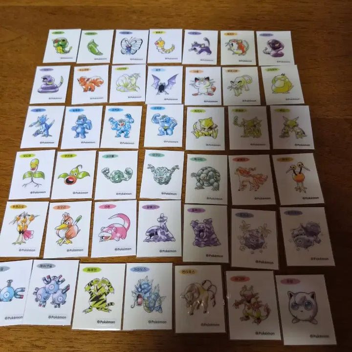 [BUNJANG] Pokemon 30th Anniversary Art Sticker Collection / 포켓몬 30주년 아트워크 띠부씰