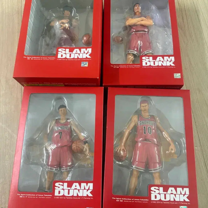 [BUNJANG] TK Holdings Slam Dunk First Edition Authentic Figure Set (Sakuragi, Rukawa, Song Tae-seop, Chae Chi-su) / TK홀딩스 초판 슬램덩크 정품 피규어 강백호 송태섭 채치수 서태웅