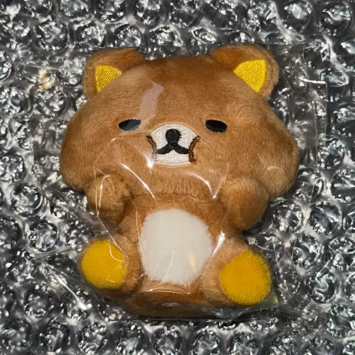 [BUNJANG] San-X Rilakkuma Manpuku Tenori Mascot Plush Keychain / 산엑스 리락쿠마 배불러 테노리 / 마스코트 인형 키링 만푸쿠