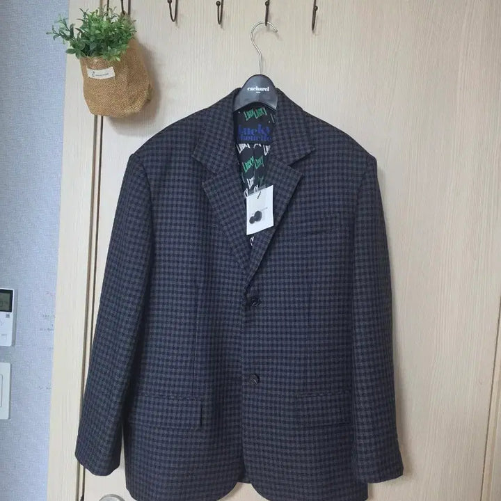 [BUNJANG] Lucky Chouette Check Pattern Jacket / 럭키슈에뜨 23년  자켓