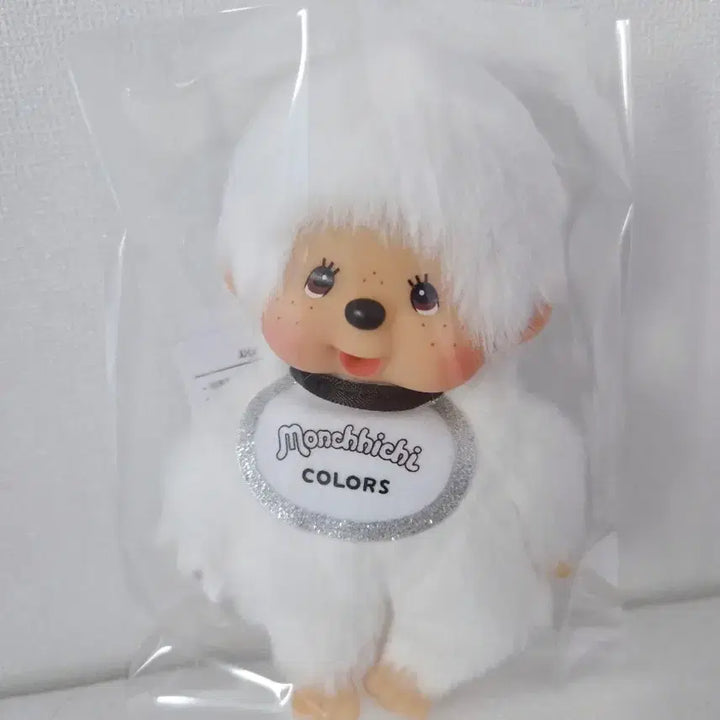 [BUNJANG] New White Color Monchhichi Keychain / [새상품]컬러 몬치치 키링 화이트