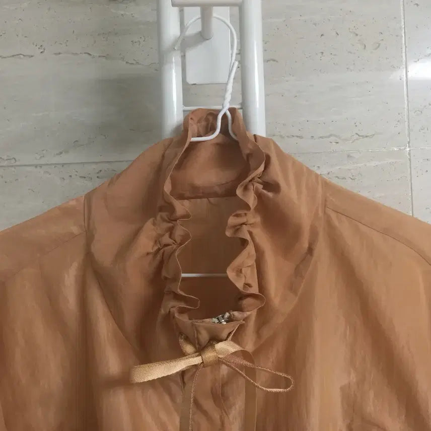 [BUNJANG] OBZEE Shirring Zip-Up Jacket / OBZEE 오브제 셔링 집업 자켓 55