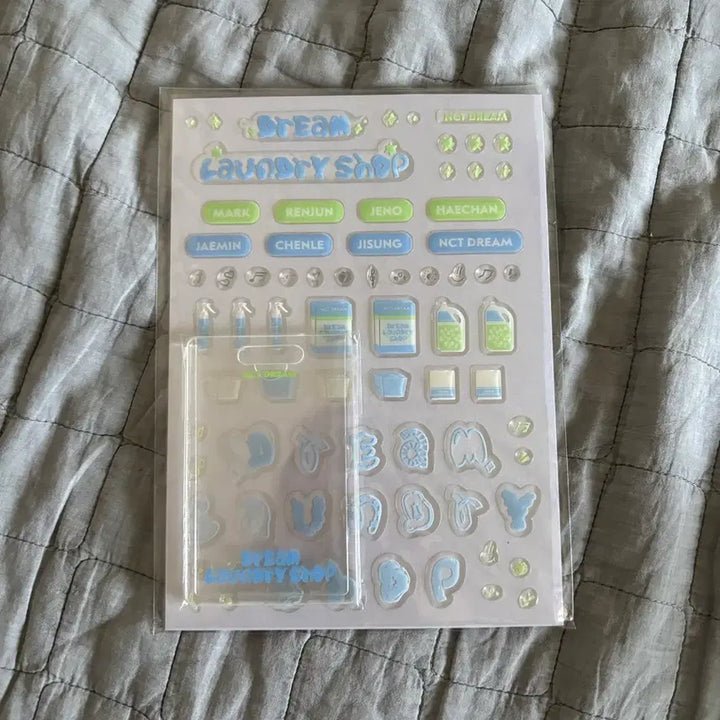 [BUNJANG] Dream Laundry Shop Photocard Holder Sticker / 드림 런드리샵 포키홀더 스티커
