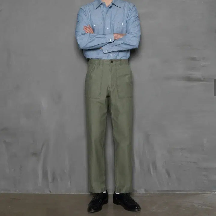 [BUNJANG] Bants Balsa 14 Olive Fatigue Pants Size 32 / 반츠 백사틴 올리브 퍼티그 팬츠 32 팔아요!