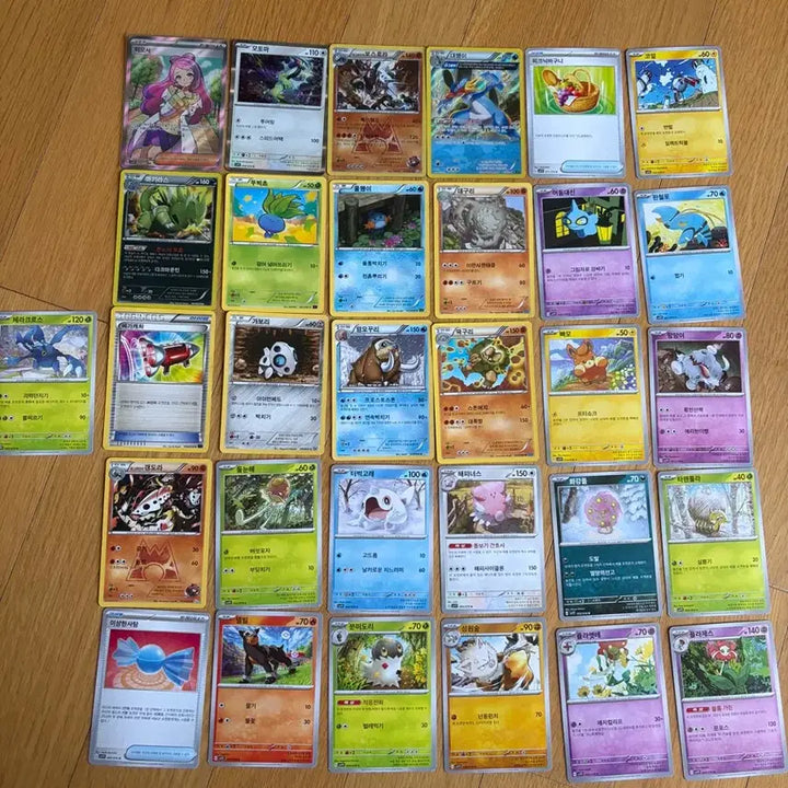 [BUNJANG] Pokemon Card Mimosas SR Trainer Card Bundle Set / (일괄)포켓몬스터 카드 미모사 SR 트레이너카드
