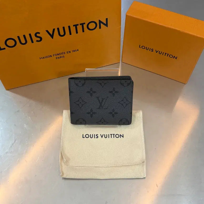 [BUNJANG] Louis Vuitton Monogram Eclipse Reverse Slender Wallet / 루이비통 모노그램 이클립스 리버스 슬렌더 반지갑