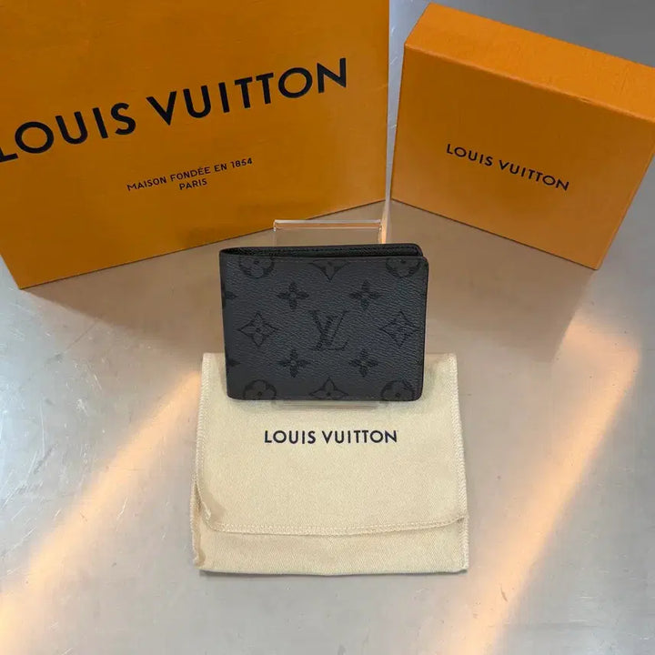 [BUNJANG] Louis Vuitton Monogram Eclipse Reverse Slender Wallet / 루이비통 모노그램 이클립스 리버스 슬렌더 반지갑