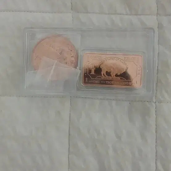 [BUNJANG] Copper Coin and Copper Bar Set / 구리 주화 및 구리 구리2개셋트