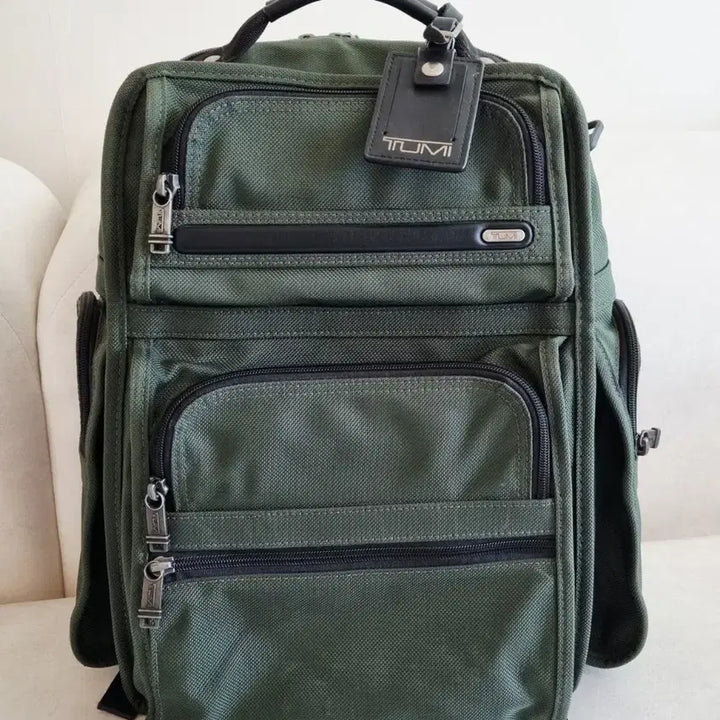 [BUNJANG] Tumi Backpack Olive / 신품급 투미 백팩 가방