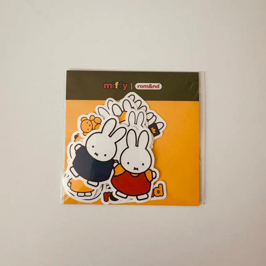 [BUNJANG] Rom&amp;nd x Miffy Removable Sticker Set / 롬앤 미피 리무버블 스티커