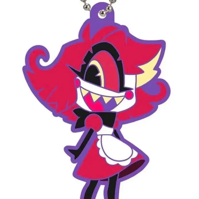 [BUNJANG] Hazbin Hotel Gashapon Rubber Strap Nifty Keychain / 해즈빈호텔 가샤폰 러버스트랩 니프티 키링