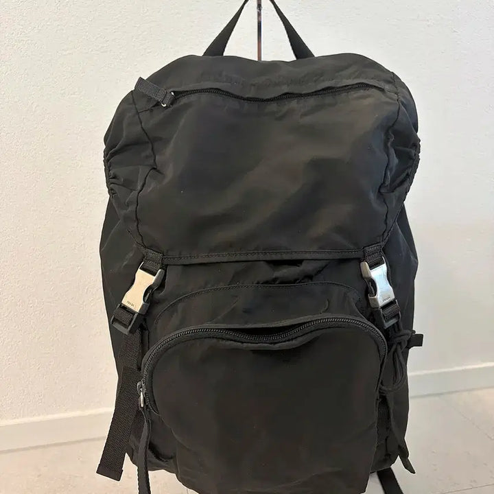 [BUNJANG] Prada Black Nylon Backpack / 프라다 블랙 나일론 백팩 남성용