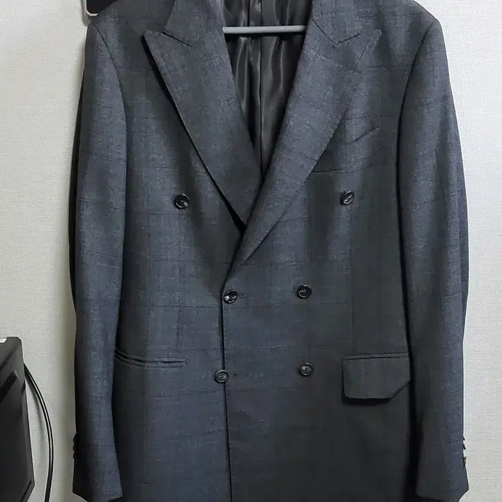 [BUNJANG] DAKS Grey Check Pattern Suit Set-up XL / DAKS 닥스 정장 셋업 / 그레이 체크 패턴 XL