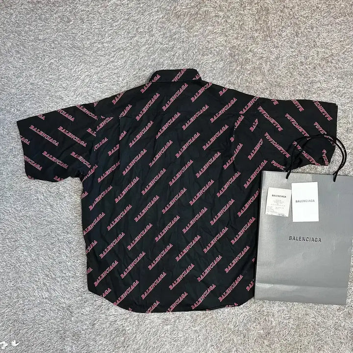 [BUNJANG] Balenciaga Multi-Logo Zip-Up Overshirt / 발렌시아가 멀티로고 집업 오버셔츠
