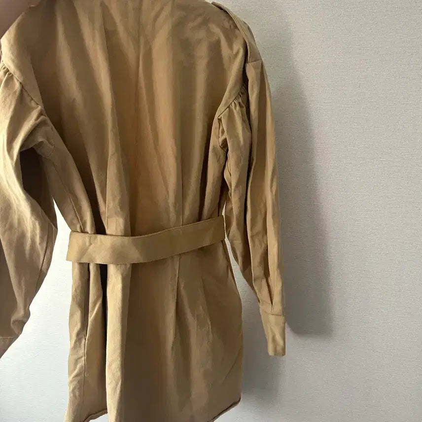 [BUNJANG] Cotton Shirt Trench Dress / 코튼 셔츠형 트렌치 원피스