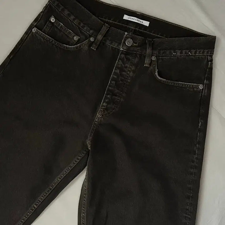 [BUNJANG] Sunflower Rouge Denim Vintage Brown Jeans / 선플라워 루즈 데님 빈티지 브라운 30/32